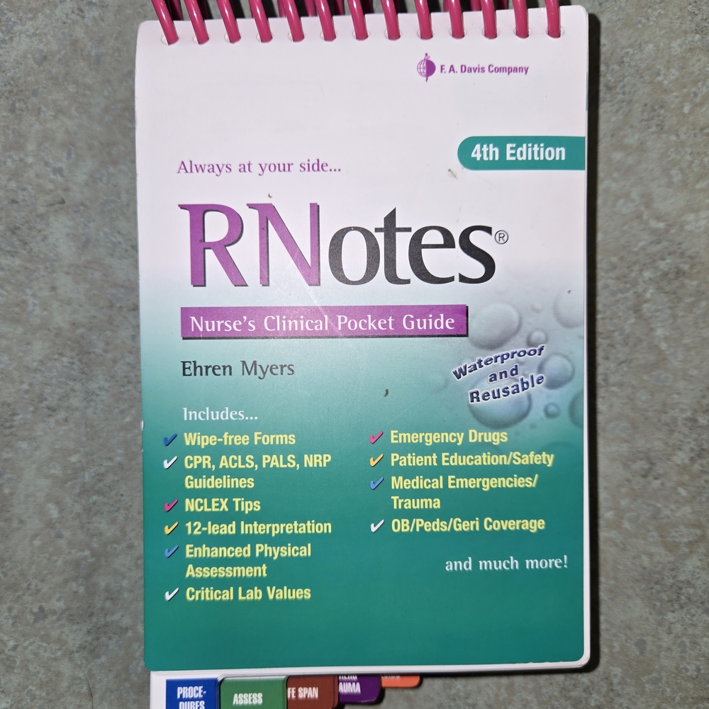 RN Notes Clinical Pocket Guide 4th Edition